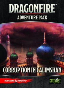Dragonfire: Adventures – Corruption in Calimshan board game cover