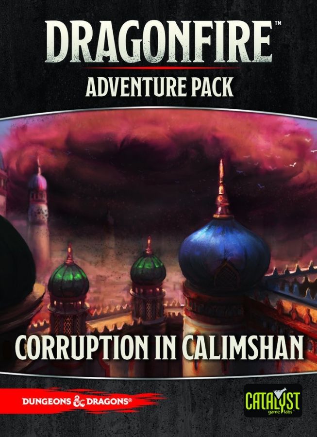 Dragonfire: Adventures – Corruption in Calimshan board game cover