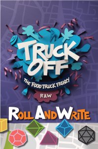 Truck Off: The Food Truck Frenzy Roll And Write board game cover