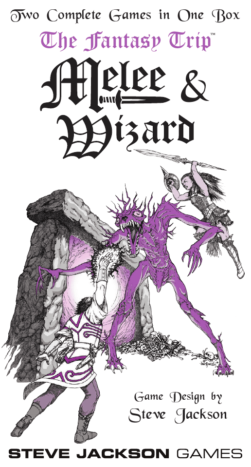 Melee & Wizard board game cover