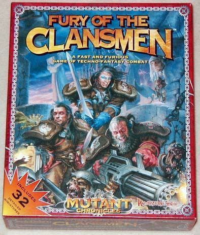 Fury of the Clansmen board game cover