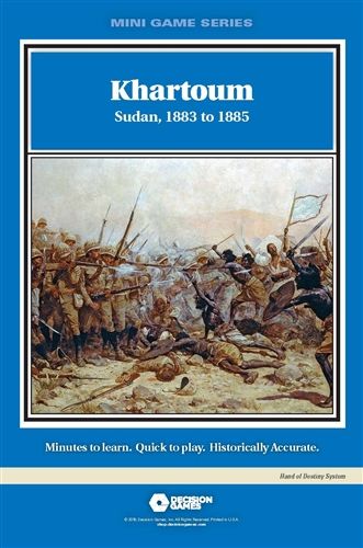 Khartoum: Sudan, 1883 to 1885 board game cover