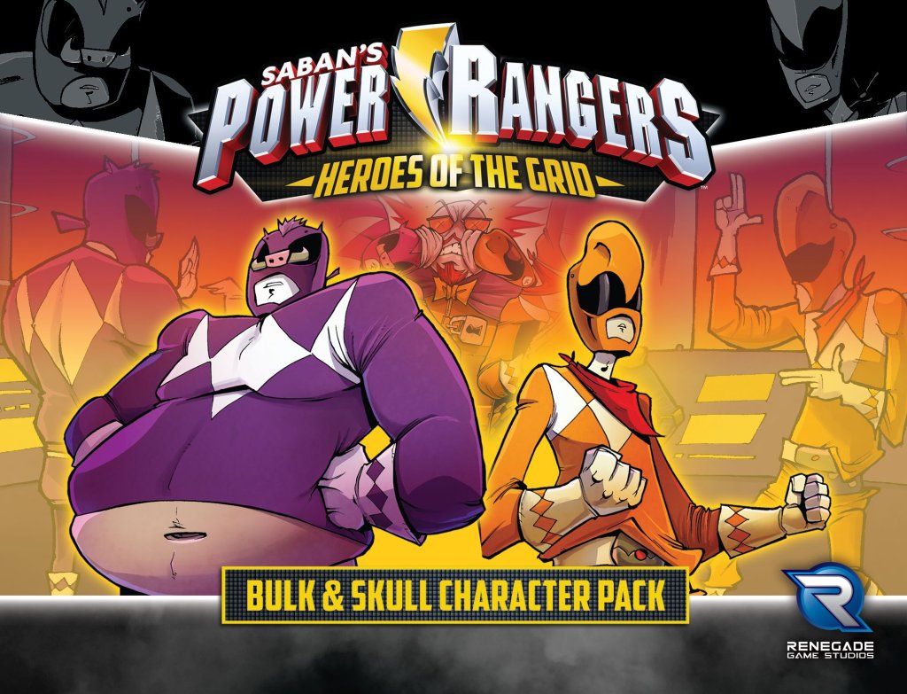 Power Rangers: Heroes of the Grid – Bulk & Skull Character Pack board game cover