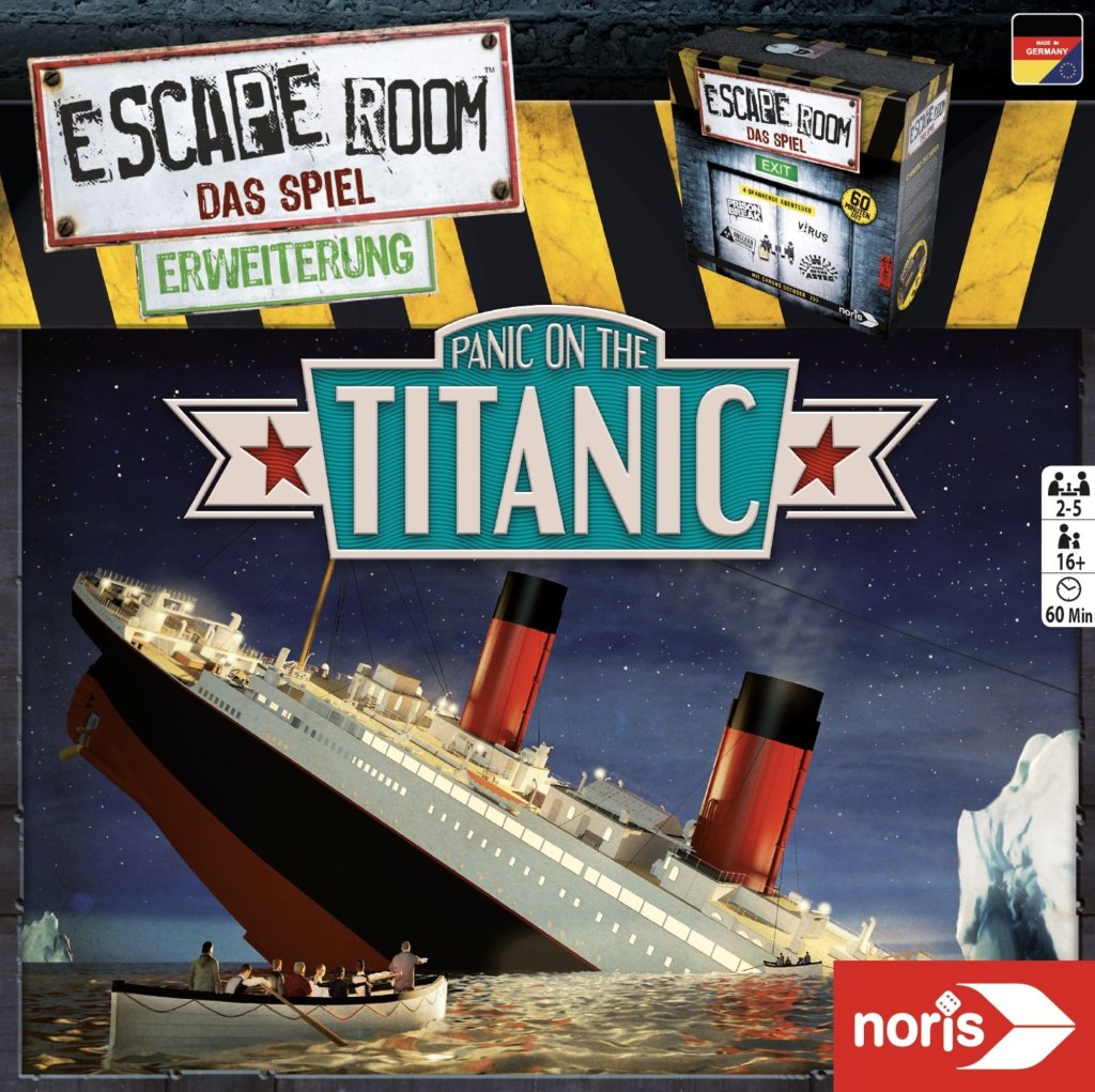 Escape Room: The Game – Panic on the Titanic board game cover