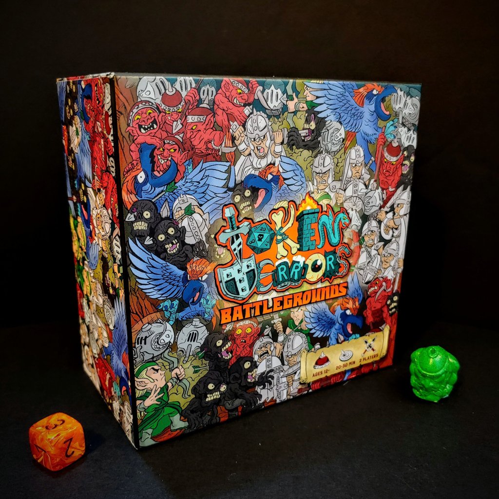 Token Terrors: Battlegrounds board game cover