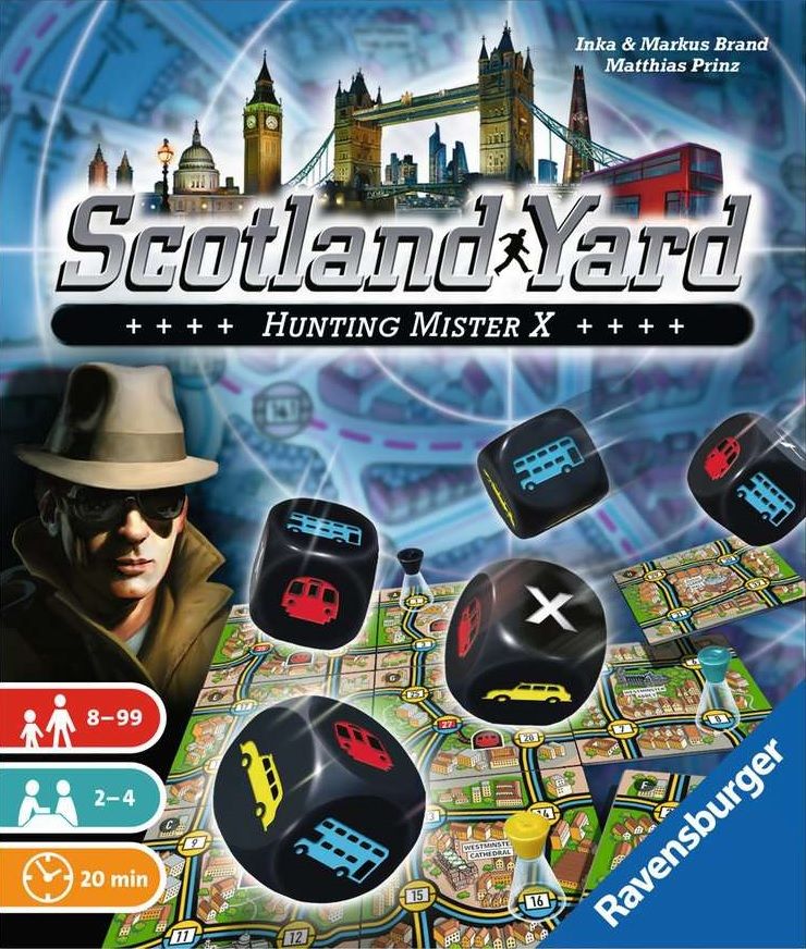 Scotland Yard: Hunting Mister X board game cover