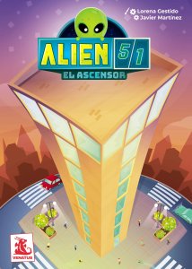 Alien 51: El ascensor board game cover