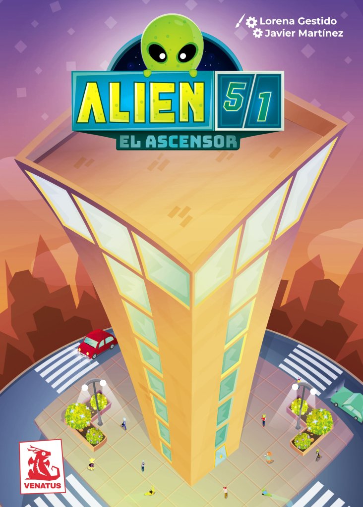 Alien 51: El ascensor board game cover
