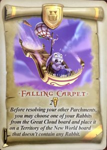 Bunny Kingdom: in the Sky – Falling Carpet Promo Card board game cover