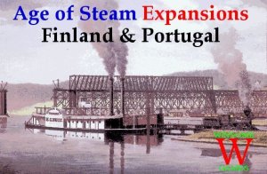 Age of Steam Expansion: Finland & Portugal board game cover