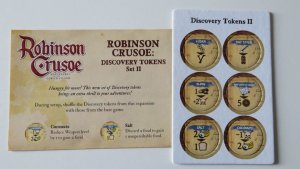 Robinson Crusoe: Adventures on the Cursed Island – Discovery Tokens Set II board game cover