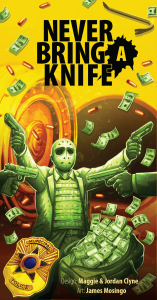 Never Bring a Knife board game cover