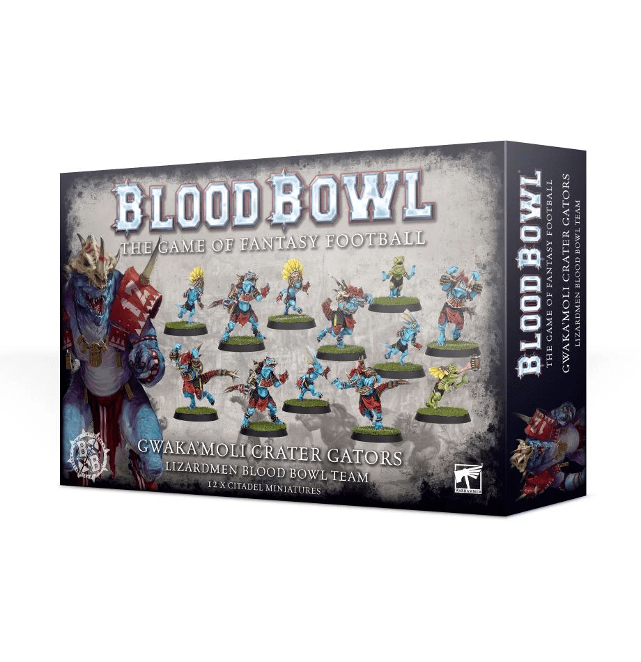 Blood Bowl (2016 Edition): Gwaka’moli Crater Gators – Lizardmen Blood Bowl Team board game cover