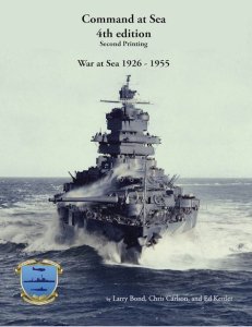 Command at Sea: 4th Edition – War at Sea 1926-1955 board game cover