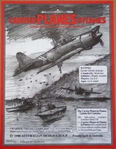 Carrier Planes in Flames board game cover