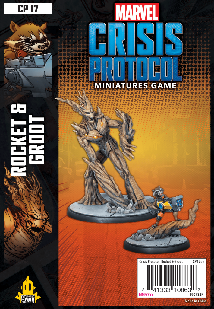 Marvel: Crisis Protocol – Rocket & Groot board game cover