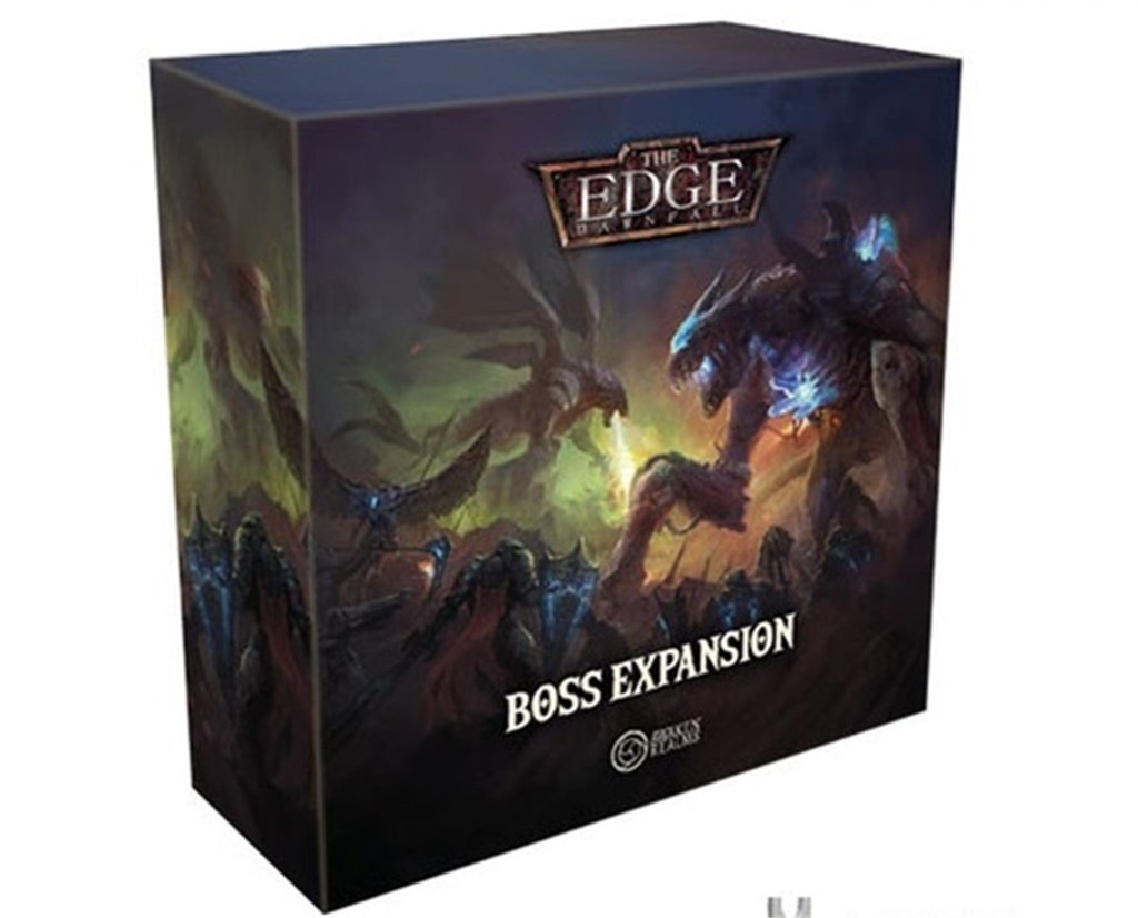 The Edge: Dawnfall – Plastic Bosses Expansion board game cover