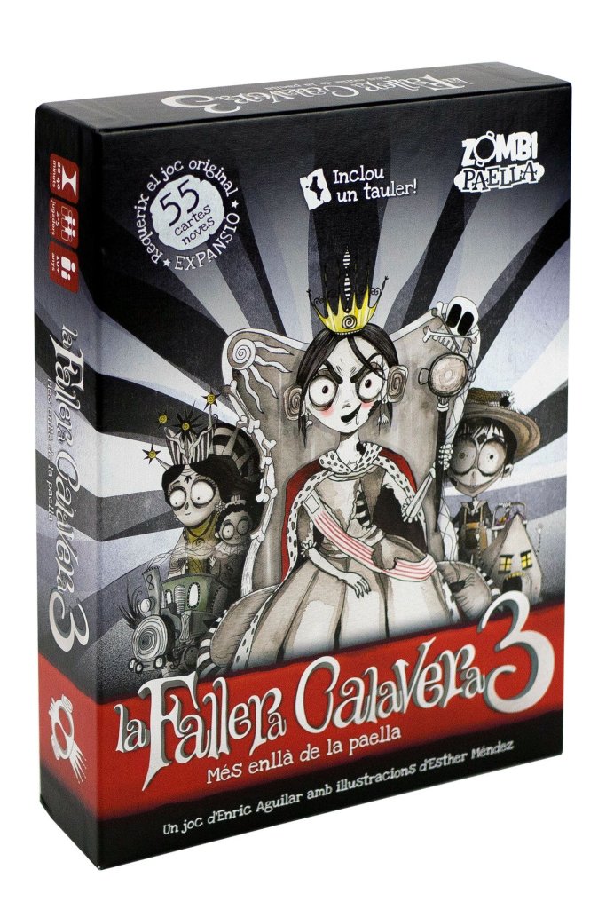 La Fallera Calavera 3: més enllà de la paella board game cover