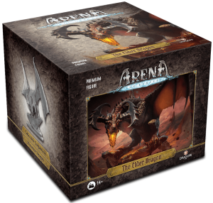 Arena: The Contest – The Elder Dragon board game cover