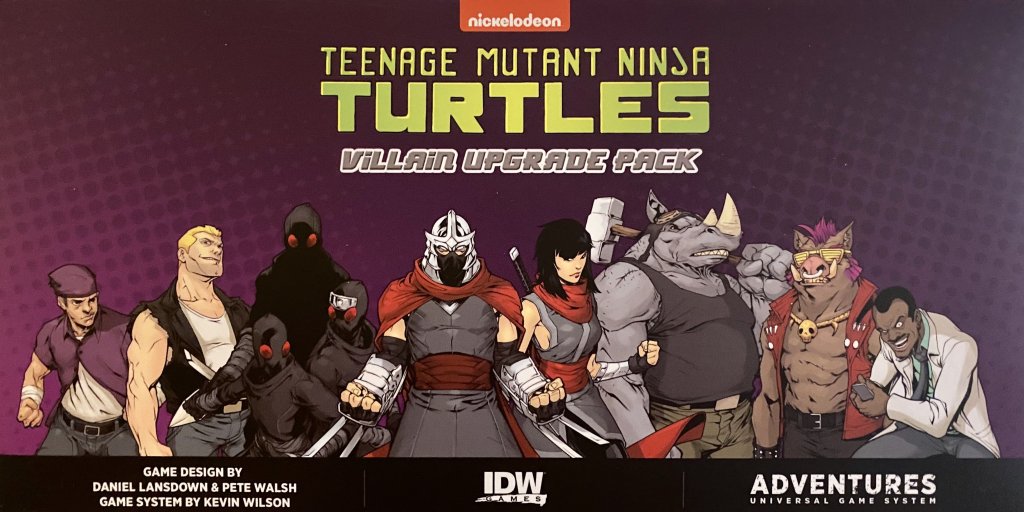 Teenage Mutant Ninja Turtles Adventures: Villain Upgrade Pack board game cover