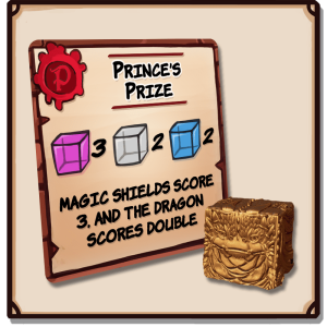 Dungeon Drop: Prince’s Prize board game cover