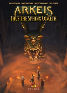 Arkeis: Thus the Sphinx Cometh board game cover