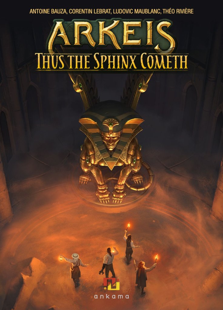 Arkeis: Thus the Sphinx Cometh board game cover