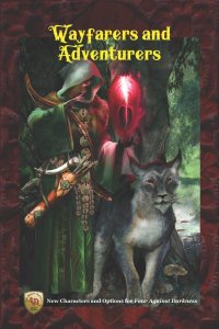 Wayfarers and Adventurers: New Characters and Options for Four Against Darkness board game cover