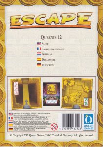 Escape: The Curse of the Temple – Queenie 12: Slide board game cover