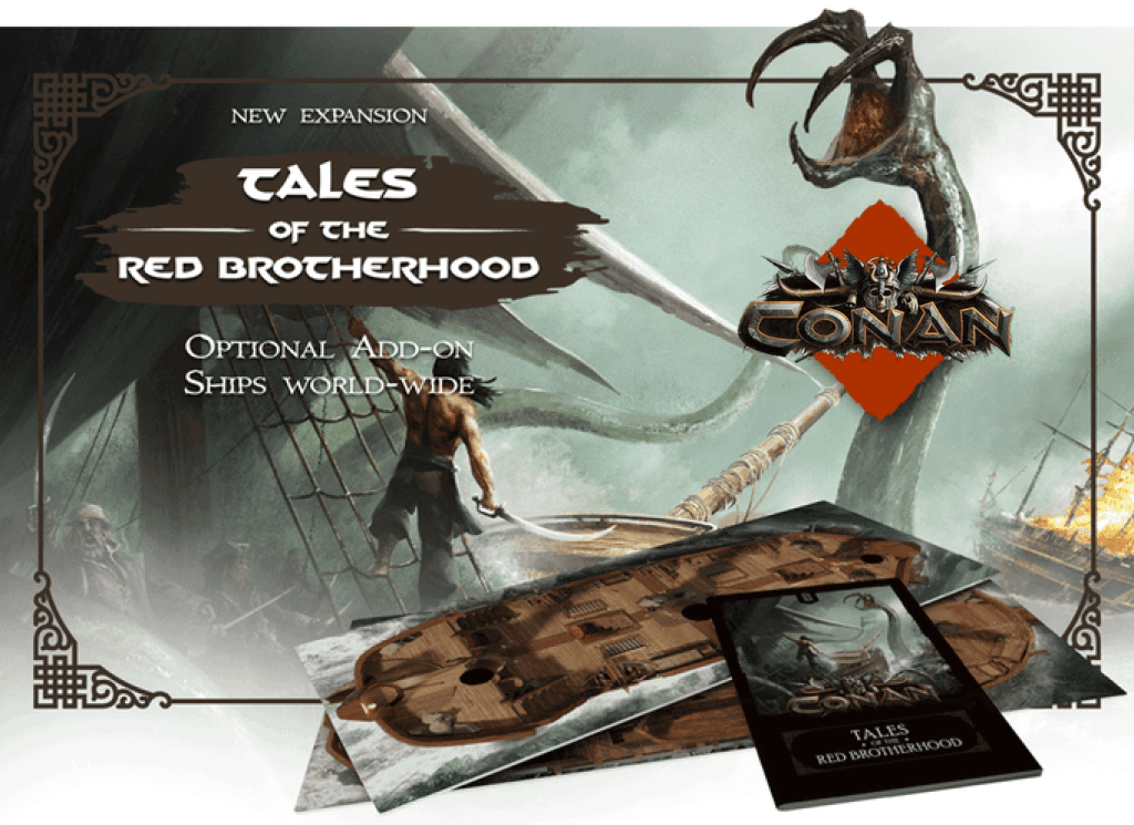 Conan: Tales of the Red Brotherhood board game cover