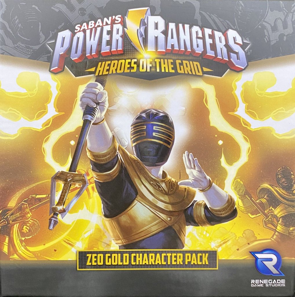 Power Rangers: Heroes of the Grid – Zeo Gold Character Pack board game cover