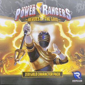 Power Rangers: Heroes of the Grid – Zeo Gold Character Pack board game cover