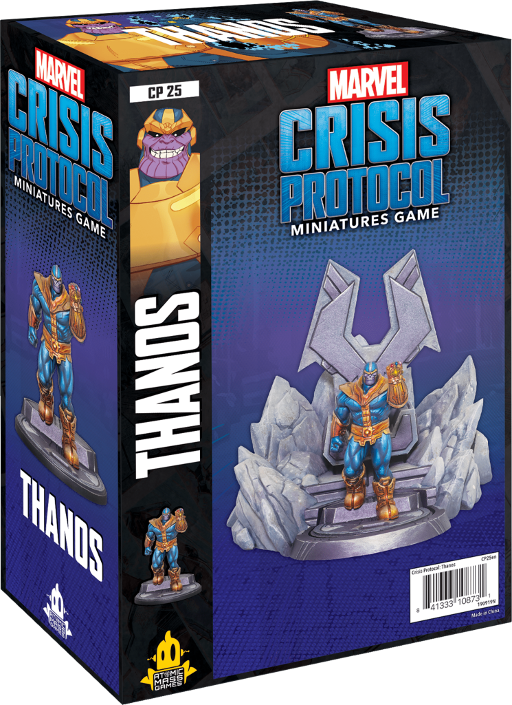 Marvel: Crisis Protocol – Thanos board game cover