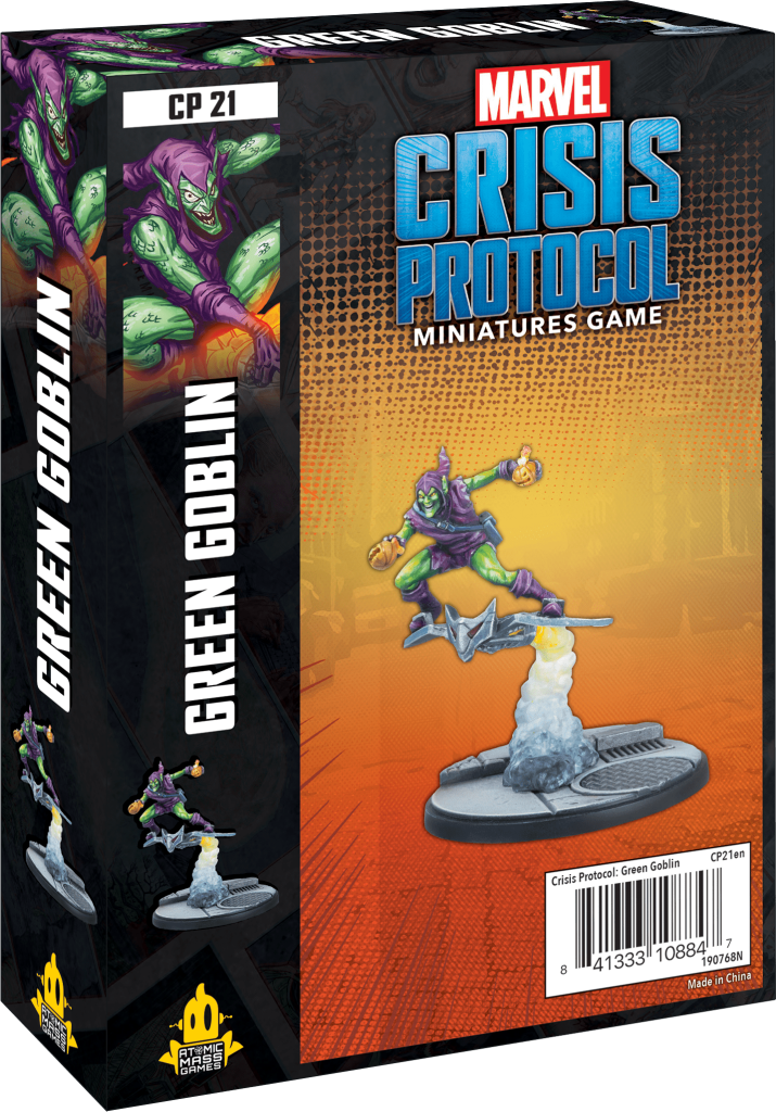 Marvel: Crisis Protocol – Green Goblin board game cover