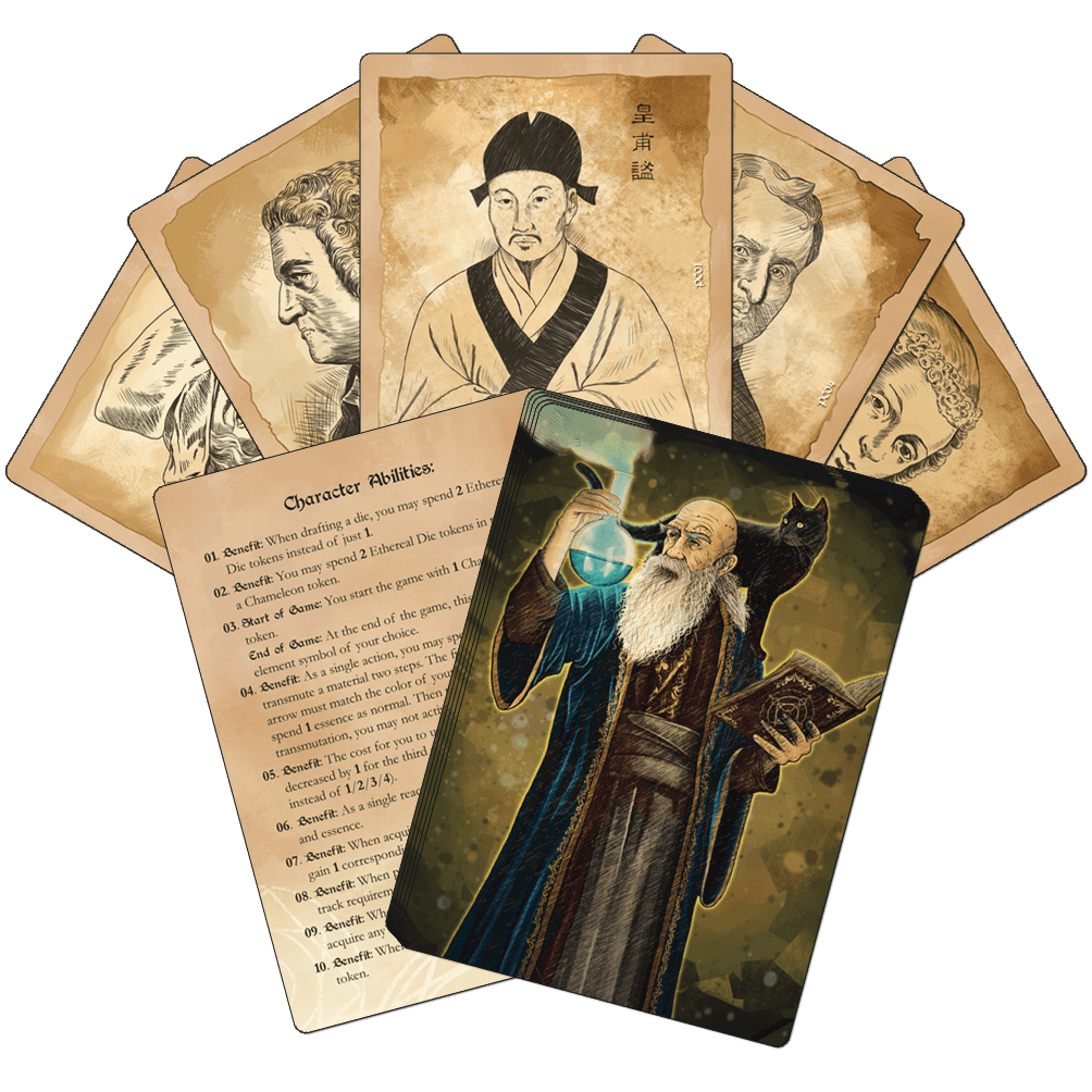 Trismegistus: The Ultimate Formula – Alchemists board game cover