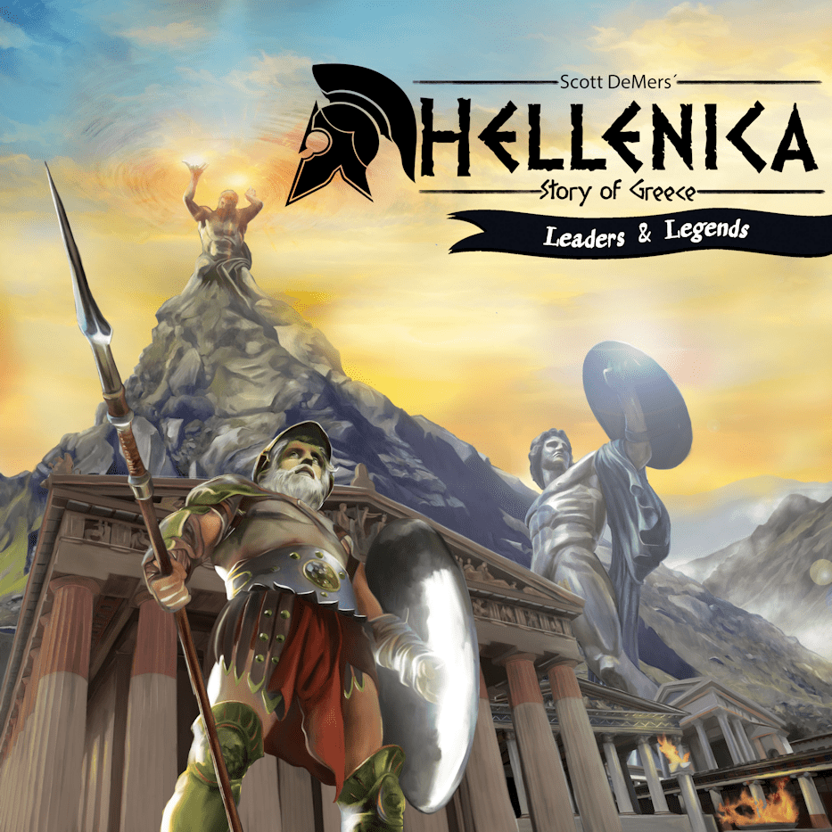 Hellenica: Story of Greece – Leaders and Legends board game cover