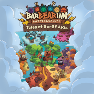 BarBEARian Battlegrounds: Tales of BarBEARia board game cover