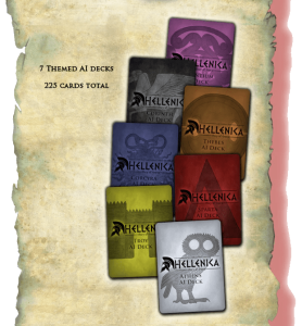 Hellenica: Story of Greece – Themed AI Deck expansion board game cover
