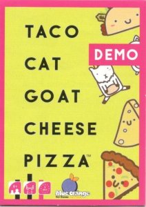 Taco Cat Goat Cheese Pizza: Demo deck board game cover