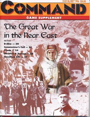 The Great War in the Near East board game cover