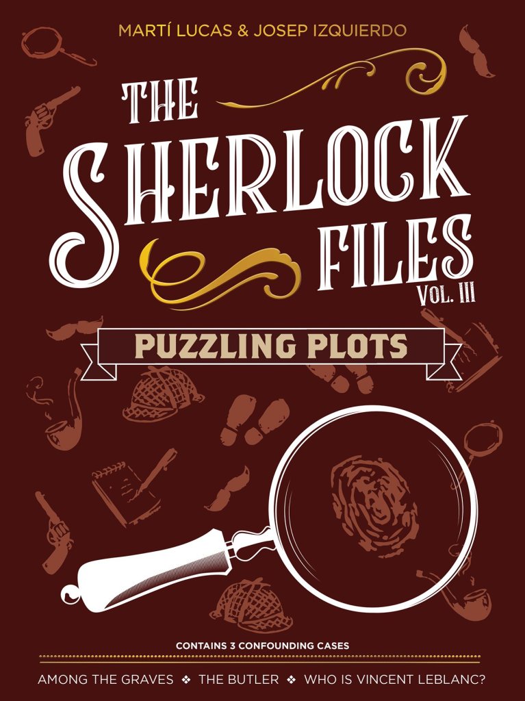 The Sherlock Files: Vol III – Puzzling Plots board game cover