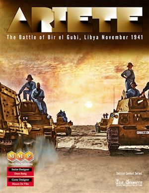 Ariete: The Battle of Bir el Gubi, Libya November 1941 board game cover