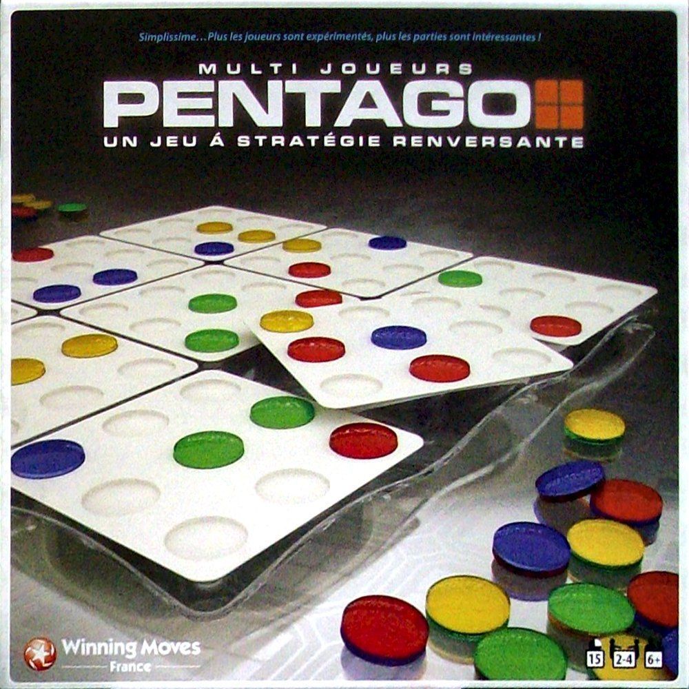 Multiplayer Pentago board game cover