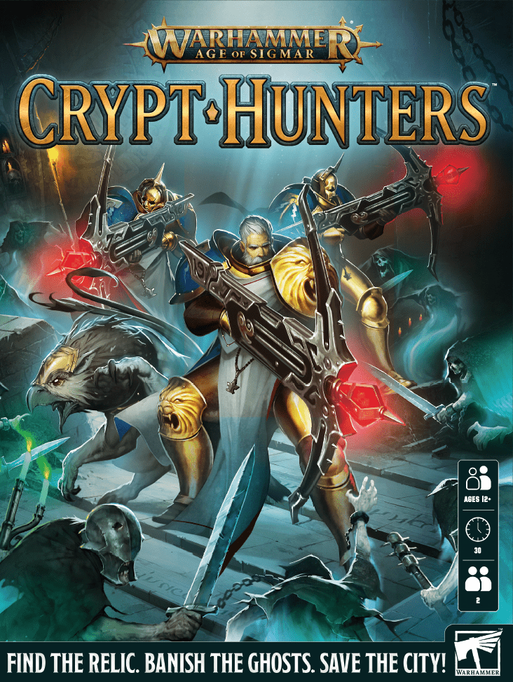 Warhammer Age of Sigmar: Crypt Hunters board game cover