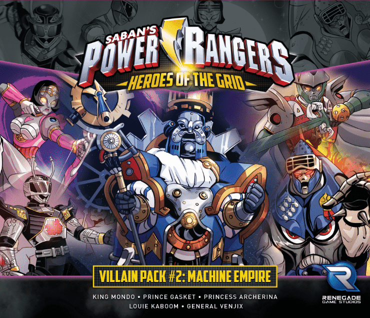 Power Rangers: Heroes of the Grid – Villain Pack #2: Machine Empire board game cover