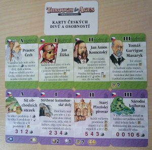 Through the Ages: A Story of Civilization – Czech expansion board game cover