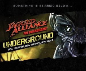 Jagged Alliance: The Board Game – Underground! board game cover