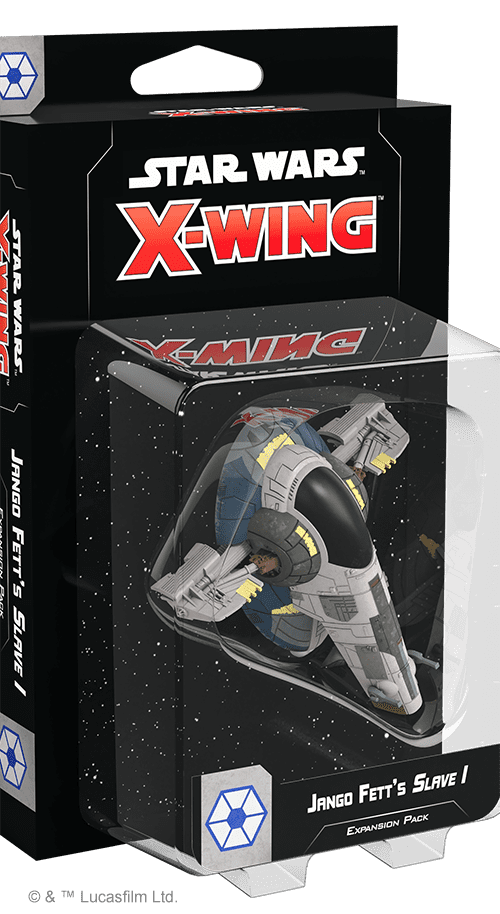 Star Wars: X-Wing (Second Edition) – Jango Fett’s Slave I Expansion Pack board game cover
