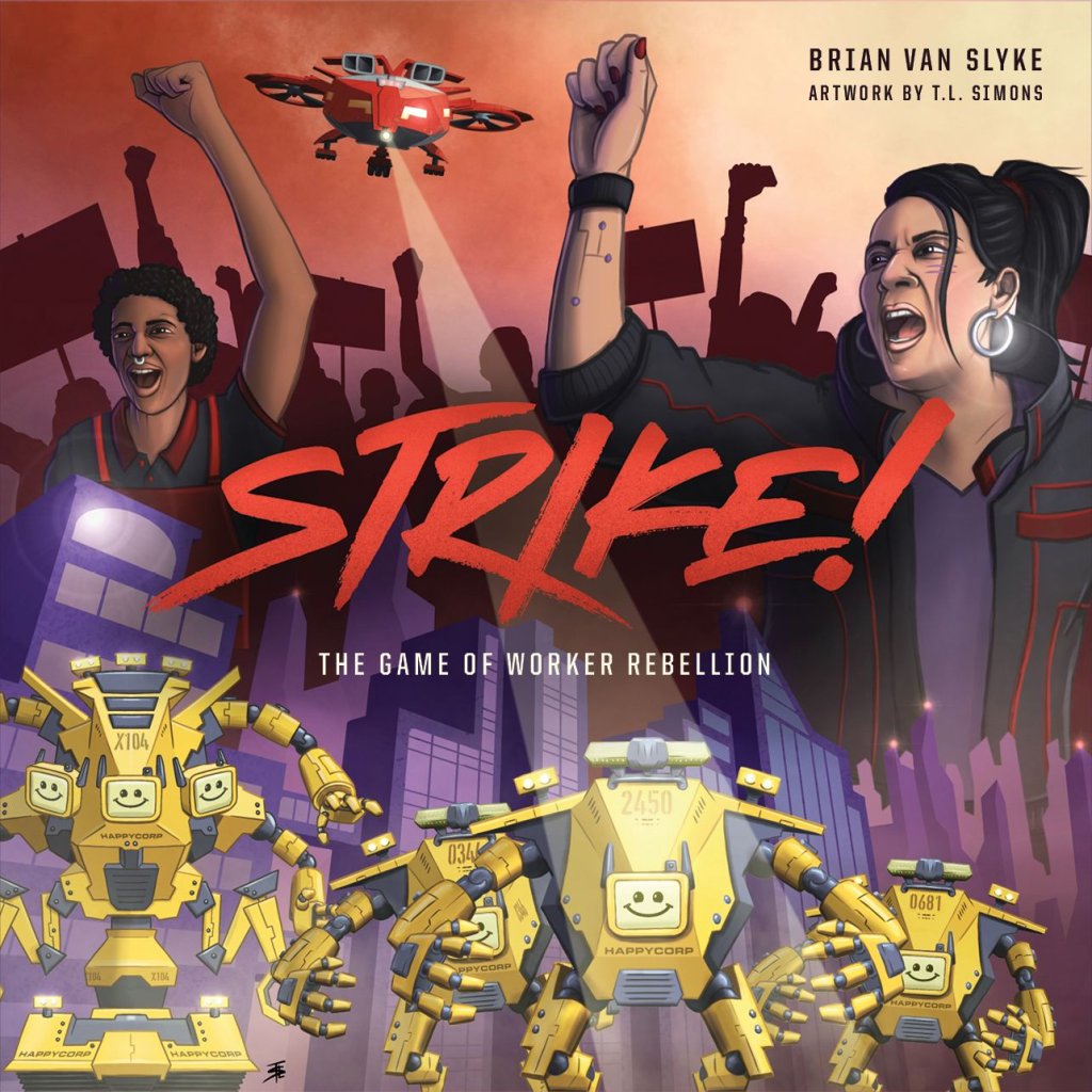 STRIKE!: The Game of Worker Rebellion board game cover