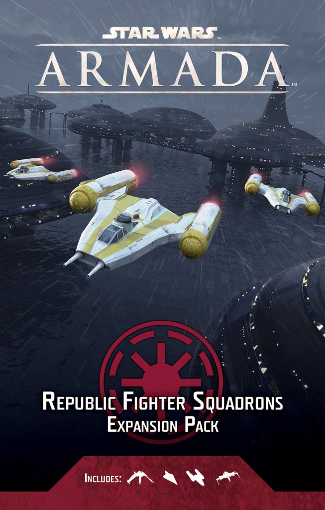 Star Wars: Armada – Republic Fighter Squadrons Expansion Pack board game cover